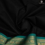 Kanchi Cotton Saree - Black SASC35490 - Image 2