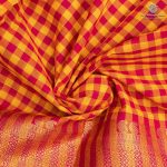 Chettinad Cotton Saree - Pink and Yellow SASC35491 - Image 2