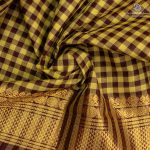 Chettinad Cotton Saree - Brown and Pale Yellow SASC35494 - Image 2