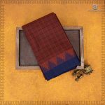 Chettinad Cotton Saree - Dark Brown SASC35495