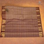 Chettinad Cotton Saree - Brown and Champagne SASC35496 - Image 3