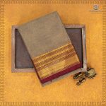 Chettinad Cotton Saree - Brownish Grey SASC35497
