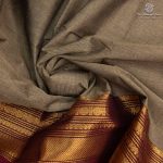 Chettinad Cotton Saree - Brownish Grey SASC35497 - Image 2