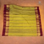 Chettinad Cotton Saree - Mehandi Green SASC35498 - Image 3