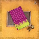 Chettinad Cotton Saree - Dark Majenta SASC35500
