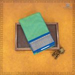 Chettinad Cotton Saree - Dual Shade Sea Green SASC35506