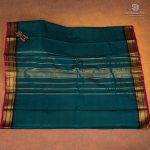 Chettinad Cotton Saree - Sherwood Green SASC35509 - Image 3