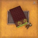 Chettinad Cotton Saree - Chocolate Brown SASC35511
