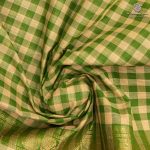 Chettinad Cotton Saree - Parrot Green and Sandal SASC35515 - Image 2