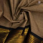 Chettinad Cotton Saree - Brownish Grey SASC35516 - Image 2