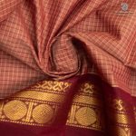 Chettinad Cotton Saree - Brownish Pink SASC35518 - Image 2