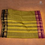 Chettinad Cotton Saree - Mehandi Green SASC35519 - Image 3