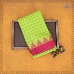 Chettinad Cotton Saree -  Neon Green SASC35525