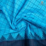 Chettinad Cotton Saree - Sky Blue SASC35527 - Image 2