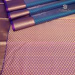 Pure Silk Sarees - Dual shade Peacock Blue SASPS35528 - Image 3