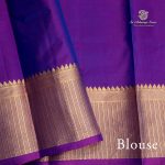 Pure Silk Sarees - Dual shade Peacock Blue SASPS35528 - Image 4