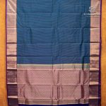 Pure Silk Sarees - Dual shade Peacock Blue SASPS35528 - Image 5