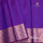 Pure Silk Sarees - Dual shade Peacock Blue SASPS35529 - Image 4