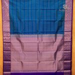 Pure Silk Sarees - Dual shade Peacock Blue SASPS35529 - Image 5