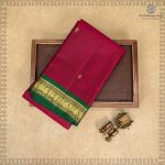 Pure Silk Sarees - Dark Majenta SASPS35530 - Image 6