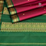 Pure Silk Sarees - Dark Majenta SASPS35530 - Image 3