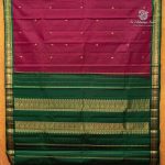 Pure Silk Sarees - Dark Majenta SASPS35530 - Image 5