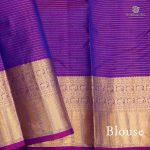 Pure Silk Sarees - Dual shade Peacock Blue SASPS35534 - Image 4