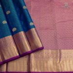 Pure Silk Sarees - Dual shade Peacock Blue SASPS35534