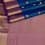 Pure Silk Sarees - Dual shade Peacock Blue SASPS35534 - Image 3
