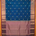 Pure Silk Sarees - Dual shade Peacock Blue SASPS35534 - Image 5