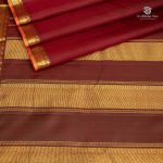 Pure Silk Sarees - Dark Maroon SASPS35535 - Image 3