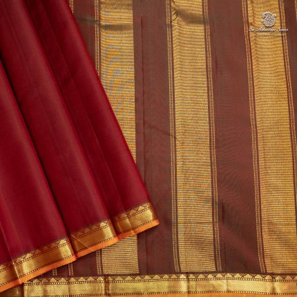 Pure Silk Sarees - Dark Maroon SASPS35535