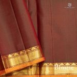 Pure Silk Sarees - Dark Maroon SASPS35535 - Image 4