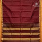 Pure Silk Sarees - Dark Maroon SASPS35535 - Image 5