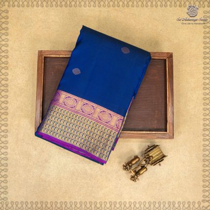 Pure Silk Sarees - Peacock Blue SASPS35536