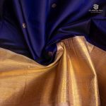 Pure Silk Sarees - Dark Ink Blue SASPS35540 - Image 2