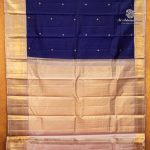 Pure Silk Sarees - Dark Ink Blue SASPS35540 - Image 5