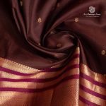 Pure Silk Sarees - Deep Brown SASPS35544 - Image 2