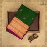 Pure Silk Sarees - Dark Green SASPS35548 - Image 6