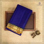 Pure Silk Sarees - Deep Ink Blue SASPS35560