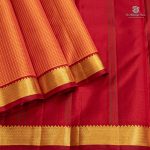 Pure Silk Sarees - Orange SASPS35562 - Image 3