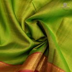 Pure Silk Sarees - Parrot Green SASPS35563 - Image 2
