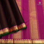 Pure Silk Sarees - Dark Brown SASPS35588 - Image 3