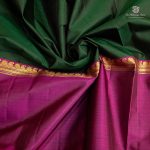 Pure Silk Sarees - Dark Green SASPS35569 - Image 2