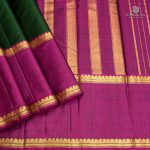 Pure Silk Sarees - Dark Green SASPS35569 - Image 3
