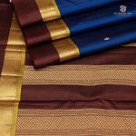 Pure Silk Sarees - Navy Blue SASPS35573 - Image 4