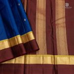 Pure Silk Sarees - Navy Blue SASPS35573 - Image 3