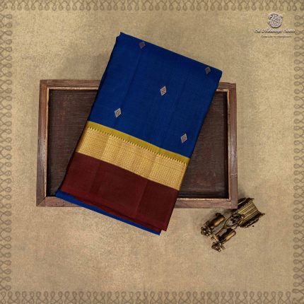 Pure Silk Sarees - Navy Blue SASPS35573