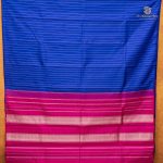 Pure Silk Sarees - Dark Blue SASPS35575 - Image 6