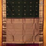 Pure Silk Sarees - Dark Manthulir Green SASPS35576 - Image 6